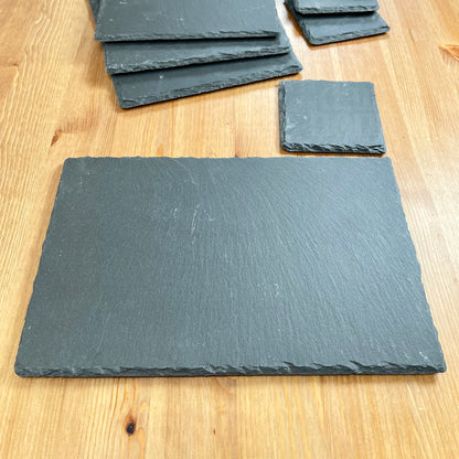 Slate Placemat & Coaster Set Of 8