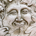Stone Cathedral Greenman Wall Plaque