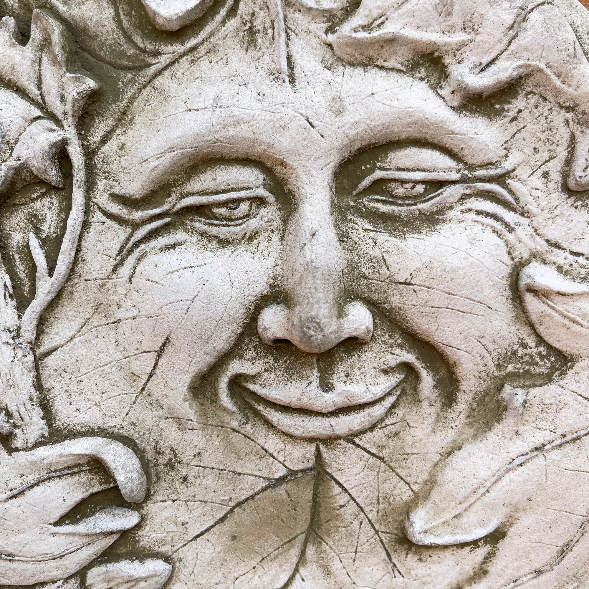 Stone Cathedral Greenman Wall Plaque
