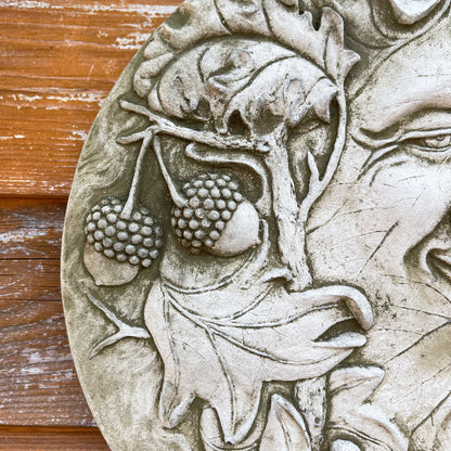 Stone Cathedral Greenman Wall Plaque