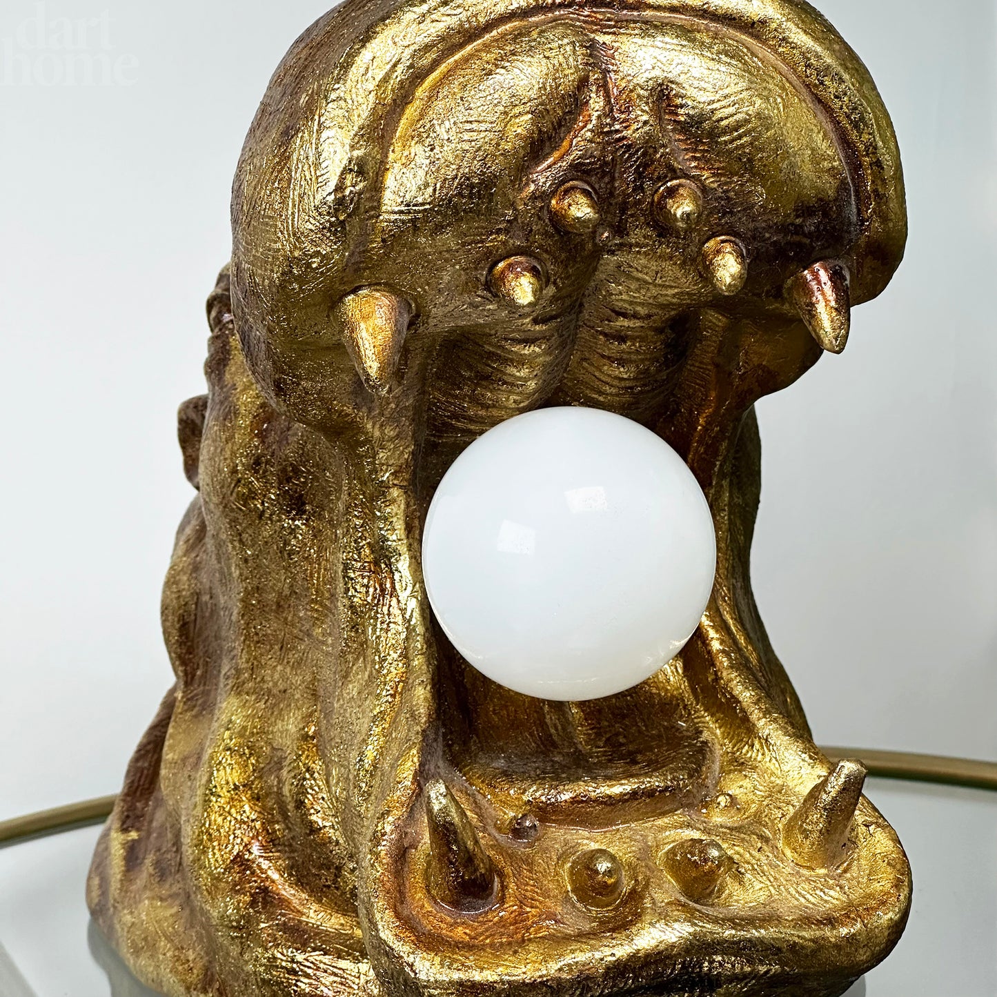 Gold Harry Hippo Table Lamp