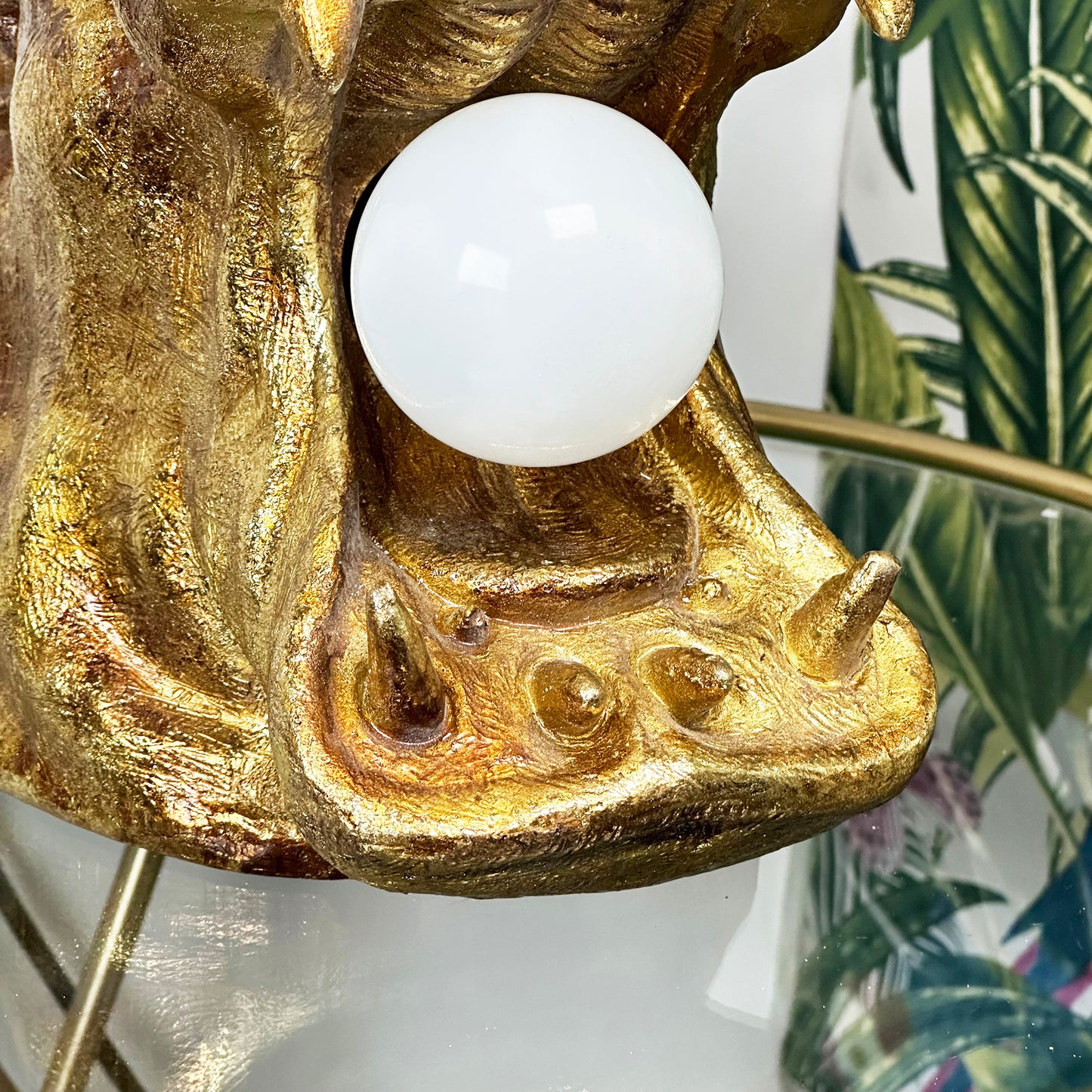 Gold Harry Hippo Table Lamp