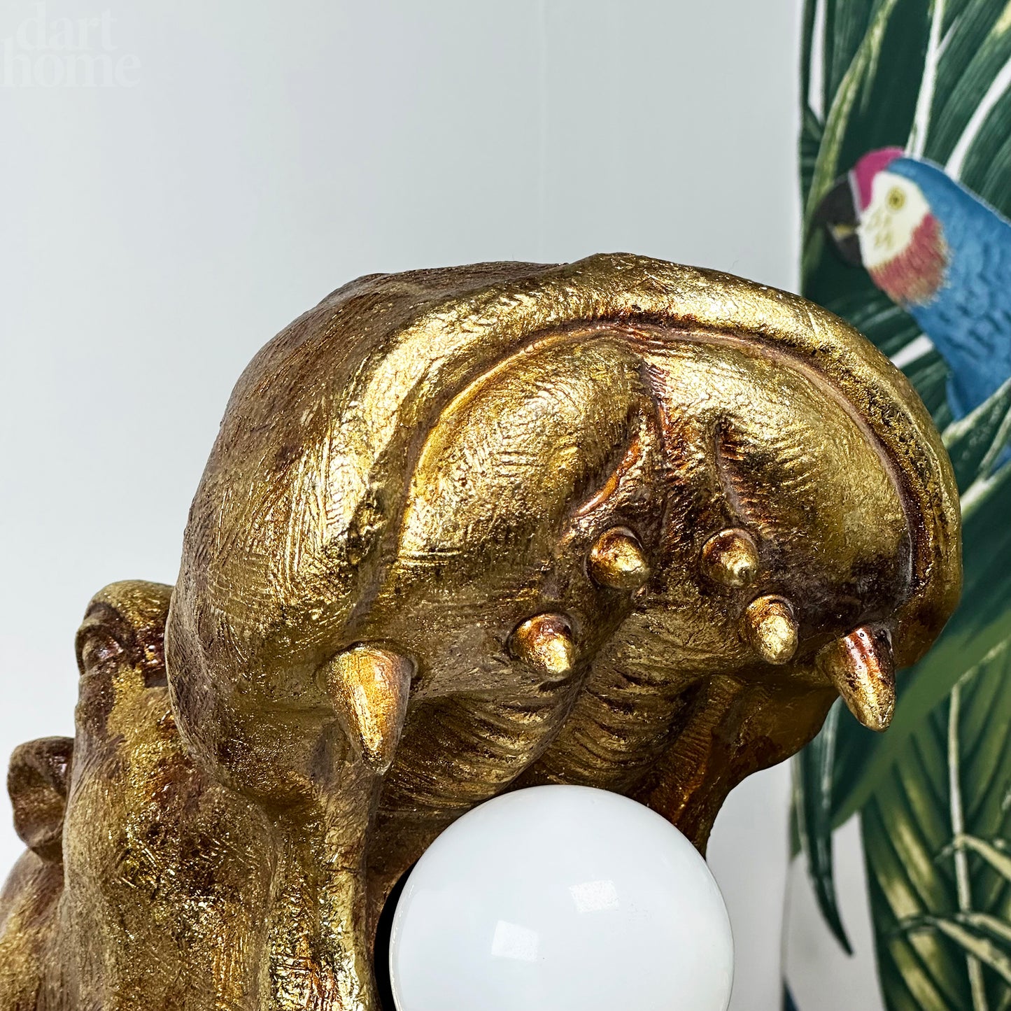 Gold Harry Hippo Table Lamp