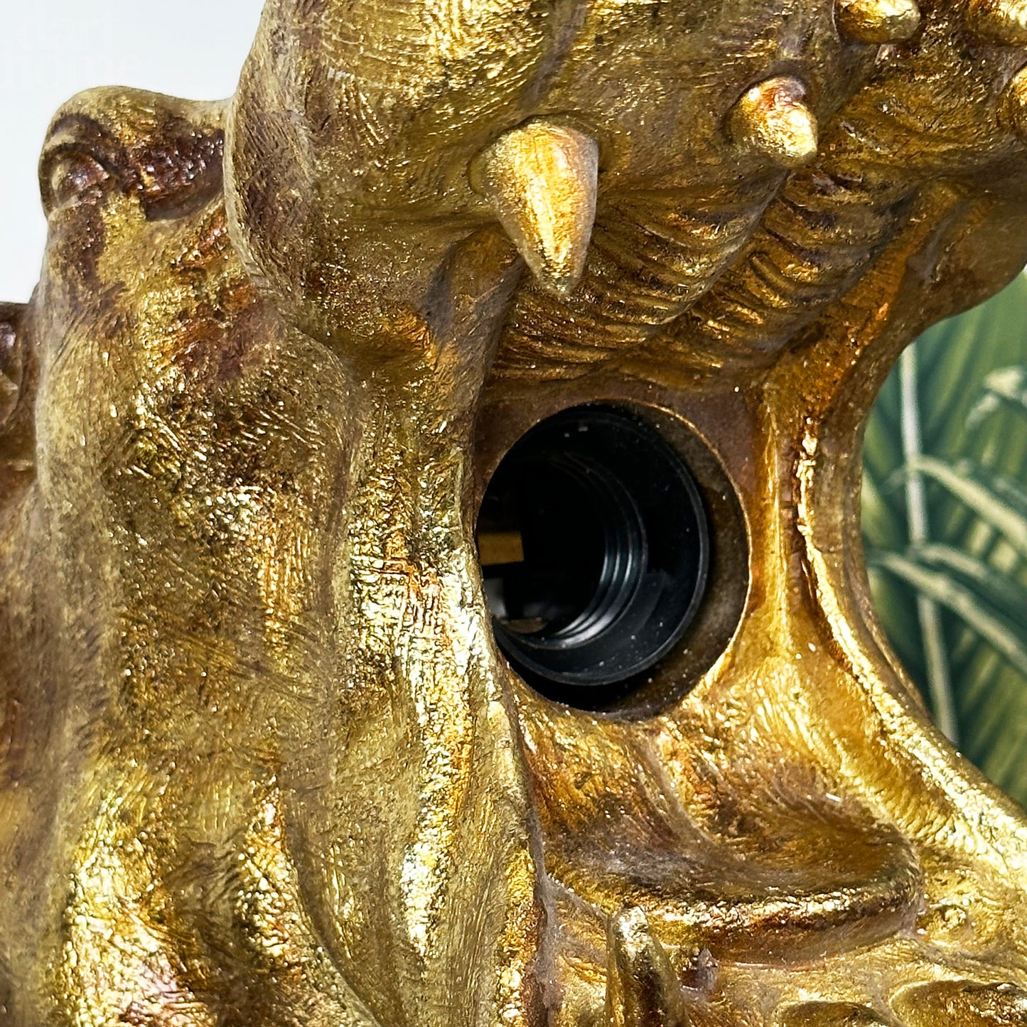 Gold Harry Hippo Table Lamp