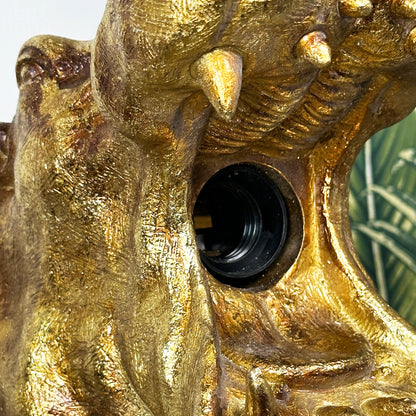 Gold Harry Hippo Table Lamp