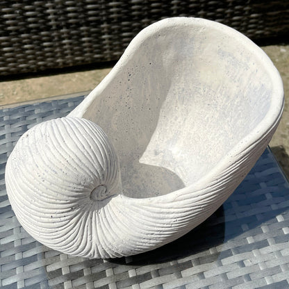 Terracotta White Shell Planter