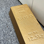 Cast Iron Gold Bar Doorstop