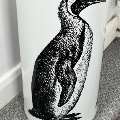 Ceramic Penguin Umbrella Stand