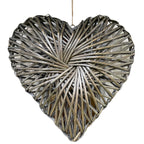 Large Wicker Heart Wall Decoration