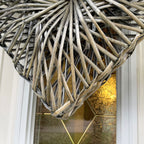 Large Wicker Heart Wall Decoration