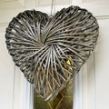 Large Wicker Heart Wall Decoration