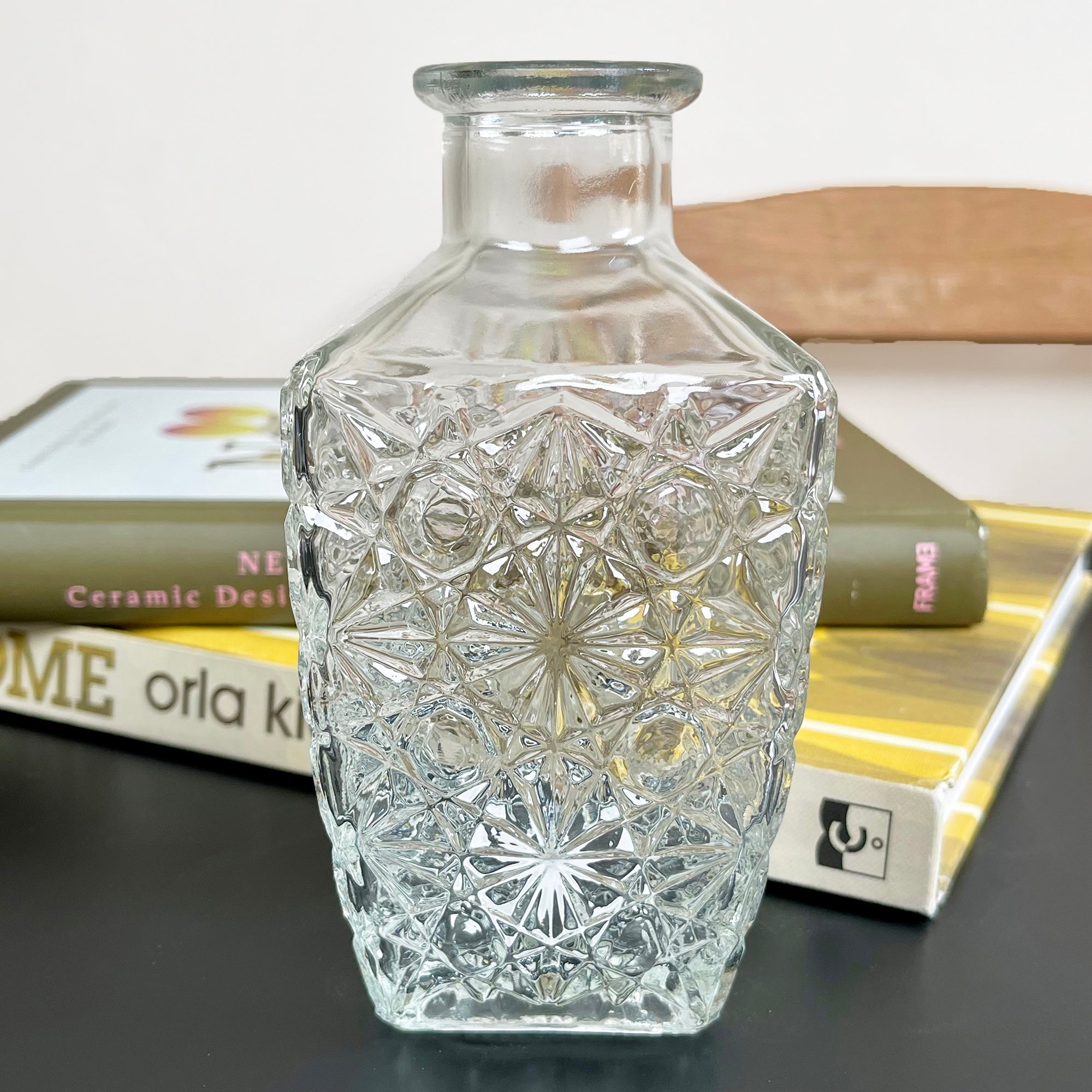 Set Of 2 Glass Bottle Vases