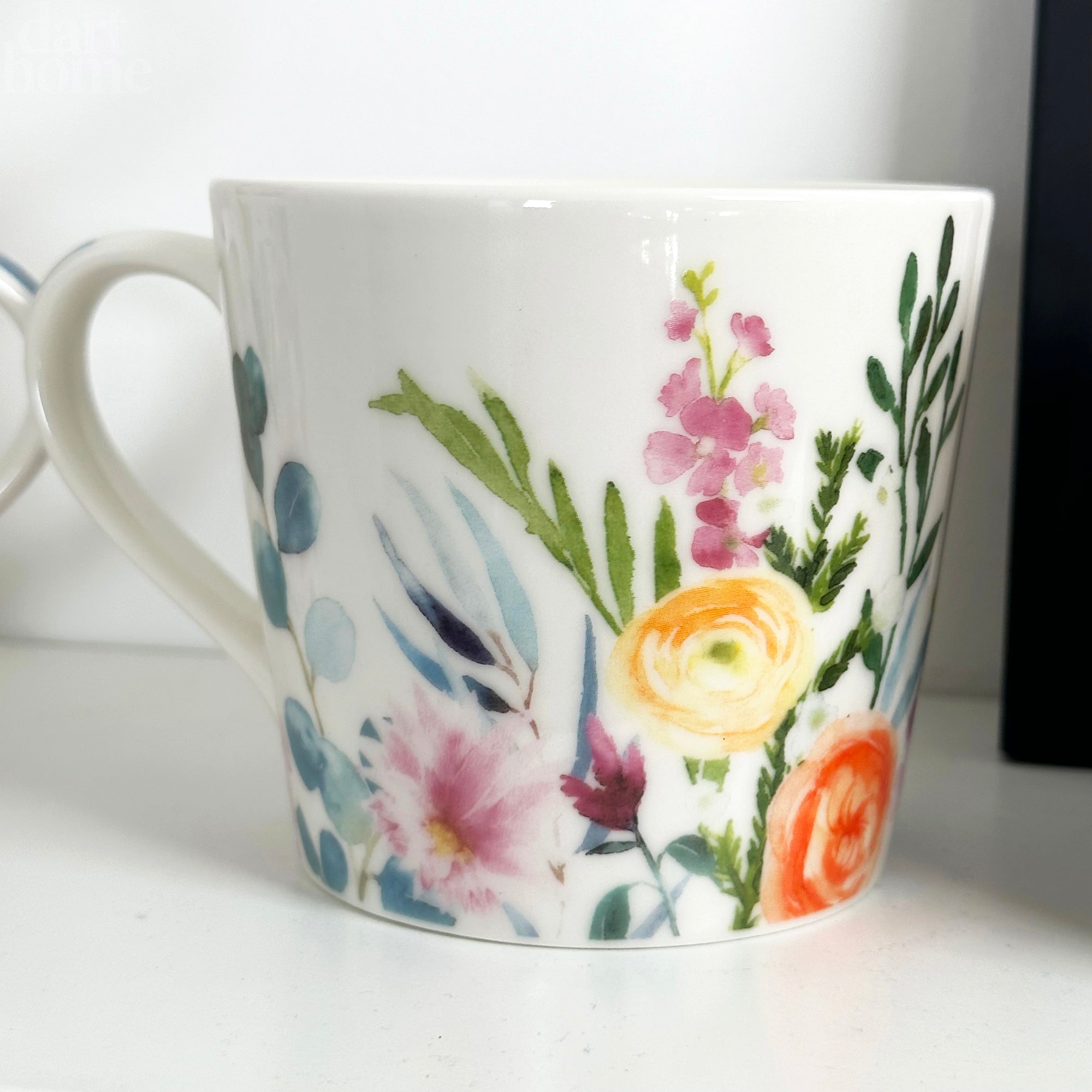 Set Of 4 Floral Meadow Mugs 400ml