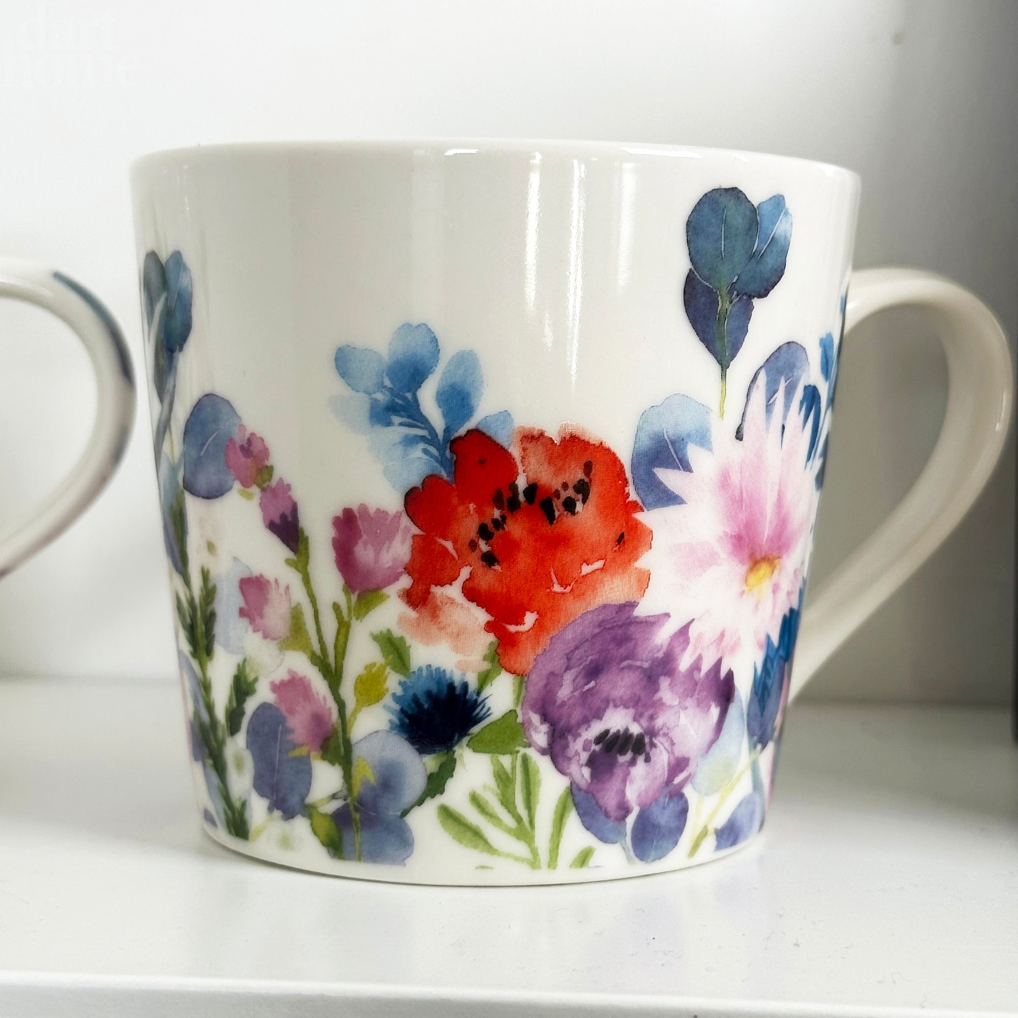 Set Of 4 Floral Meadow Mugs 400ml