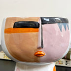 Abstract Face Vase