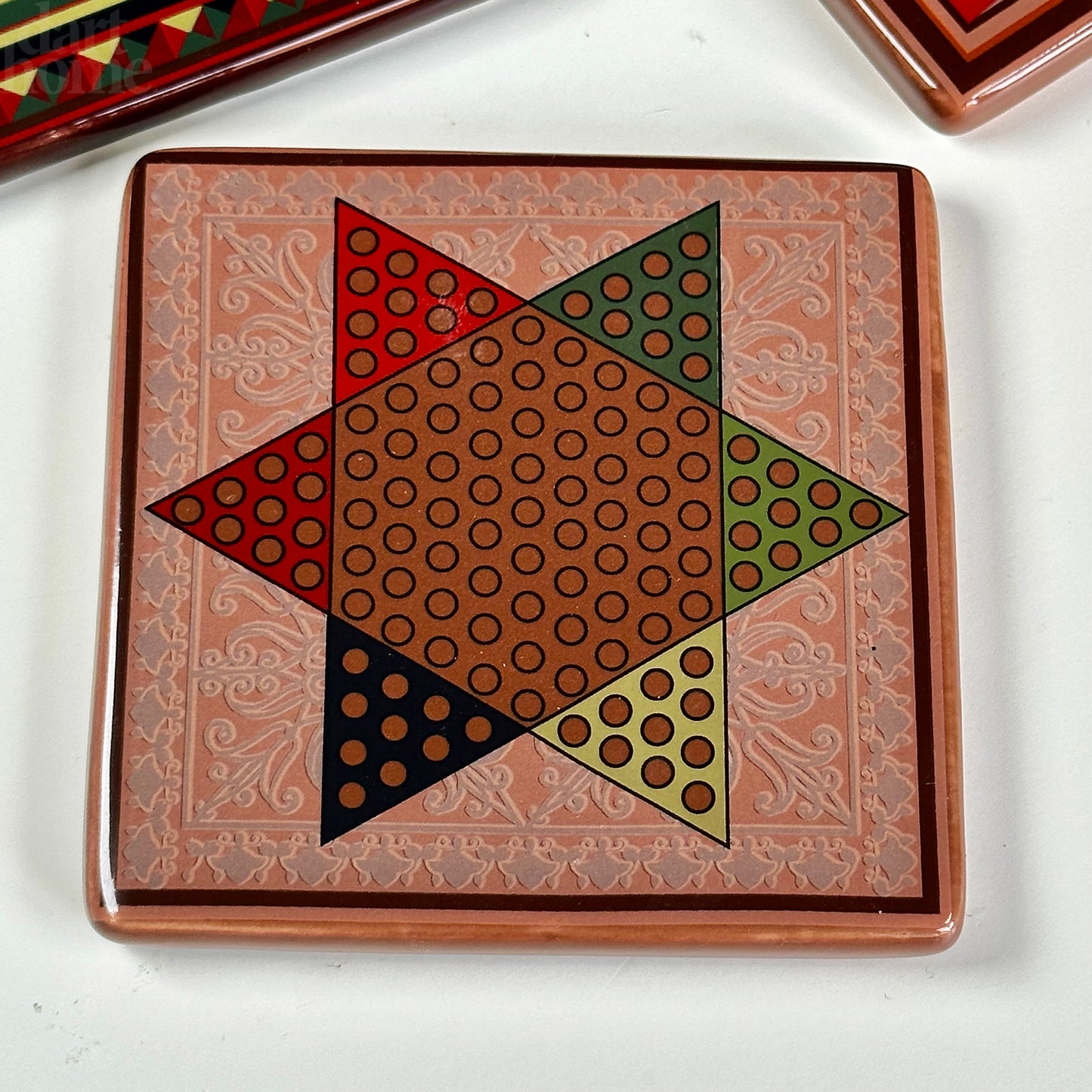 Set Of 4 Classic Board Game Coasters