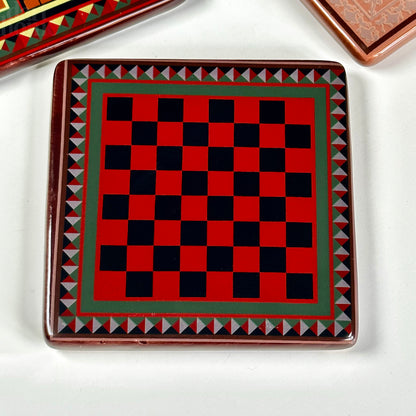 Set Of 4 Classic Board Game Coasters