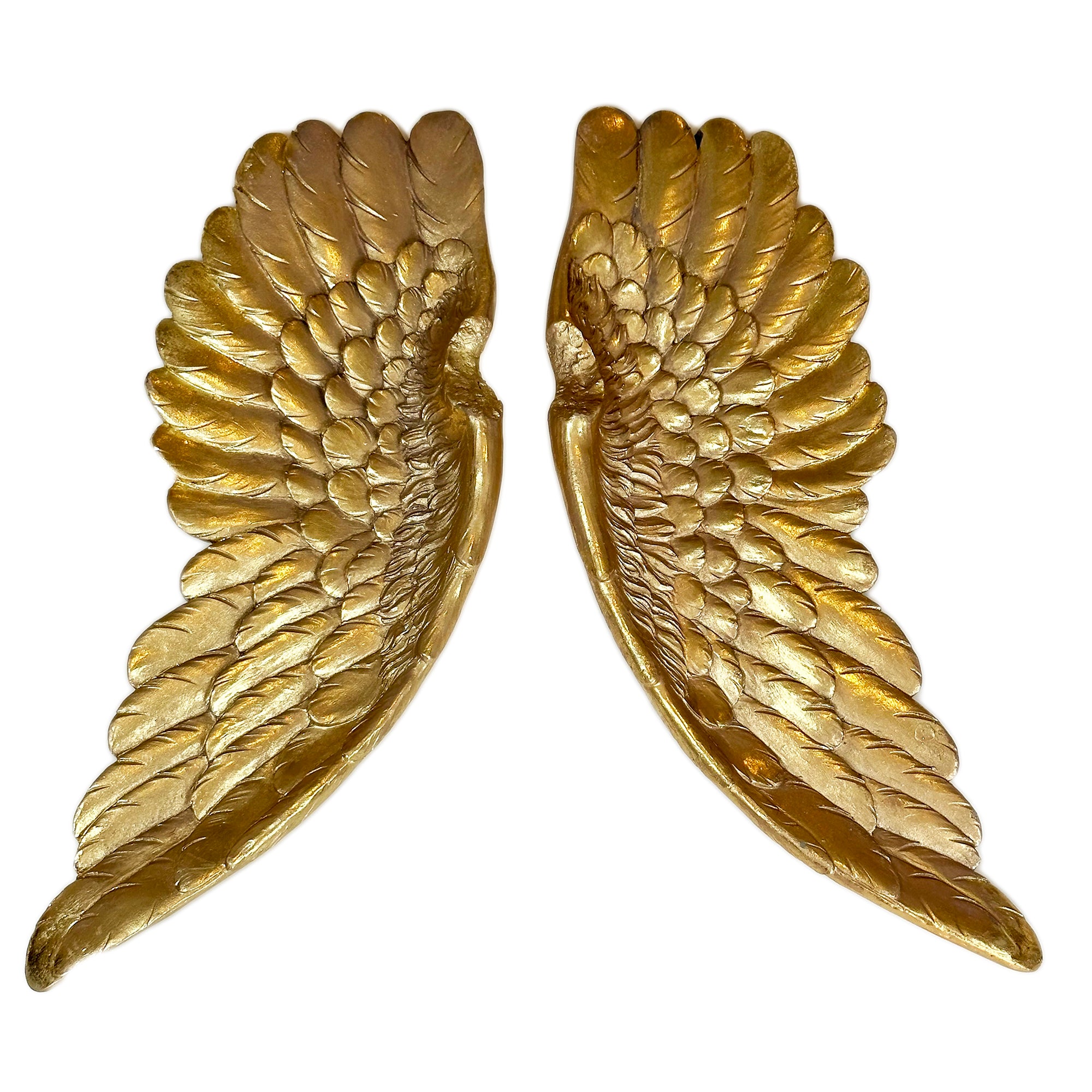 Antique Gold Hanging Angel Wings