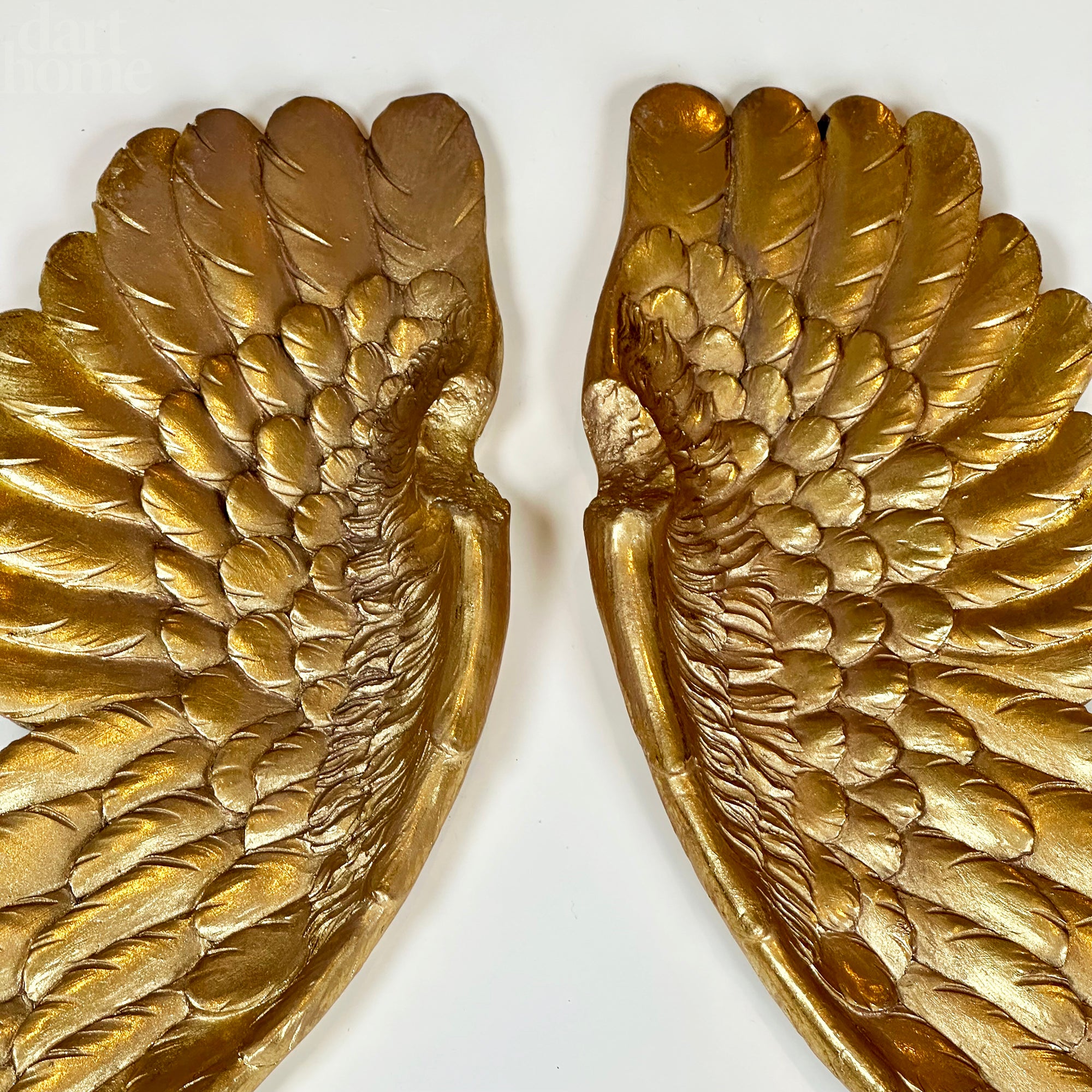 Antique Gold Hanging Angel Wings