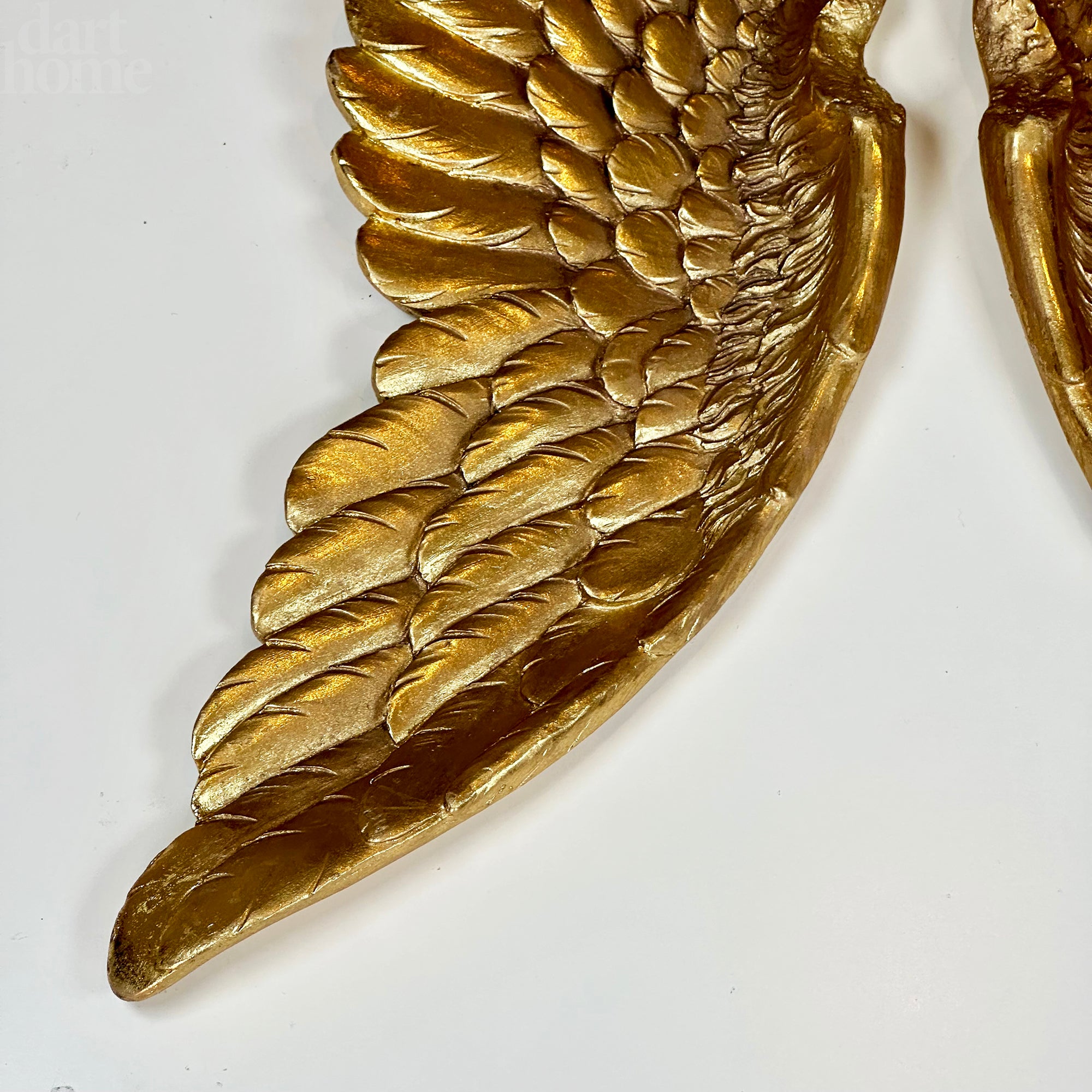 Antique Gold Hanging Angel Wings