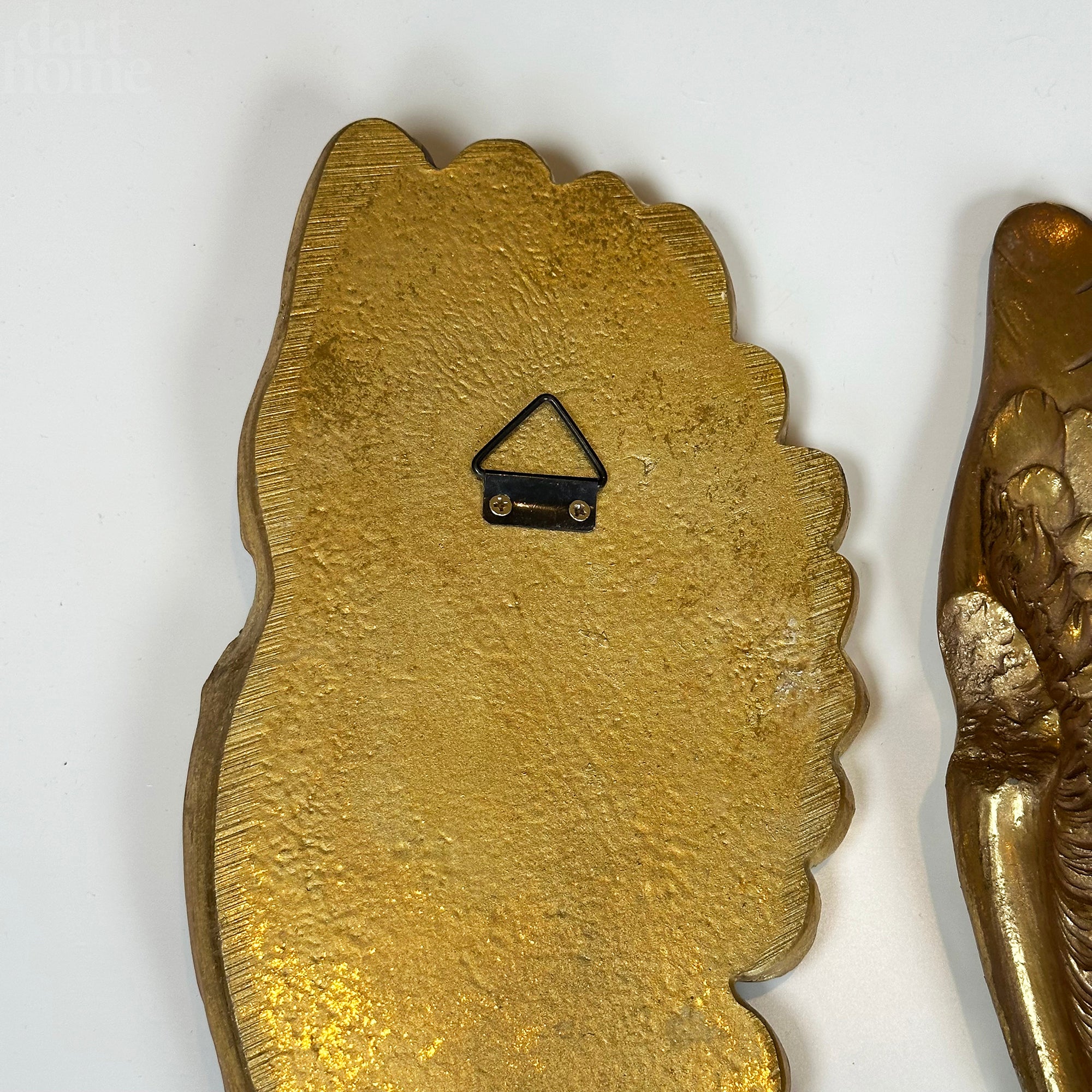 Antique Gold Hanging Angel Wings