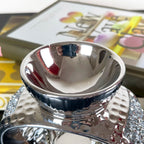 Oval Crushed Diamond Wax Melt Burner