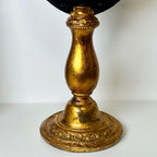 Antikgoldener Tischspiegel mit Hasenohren