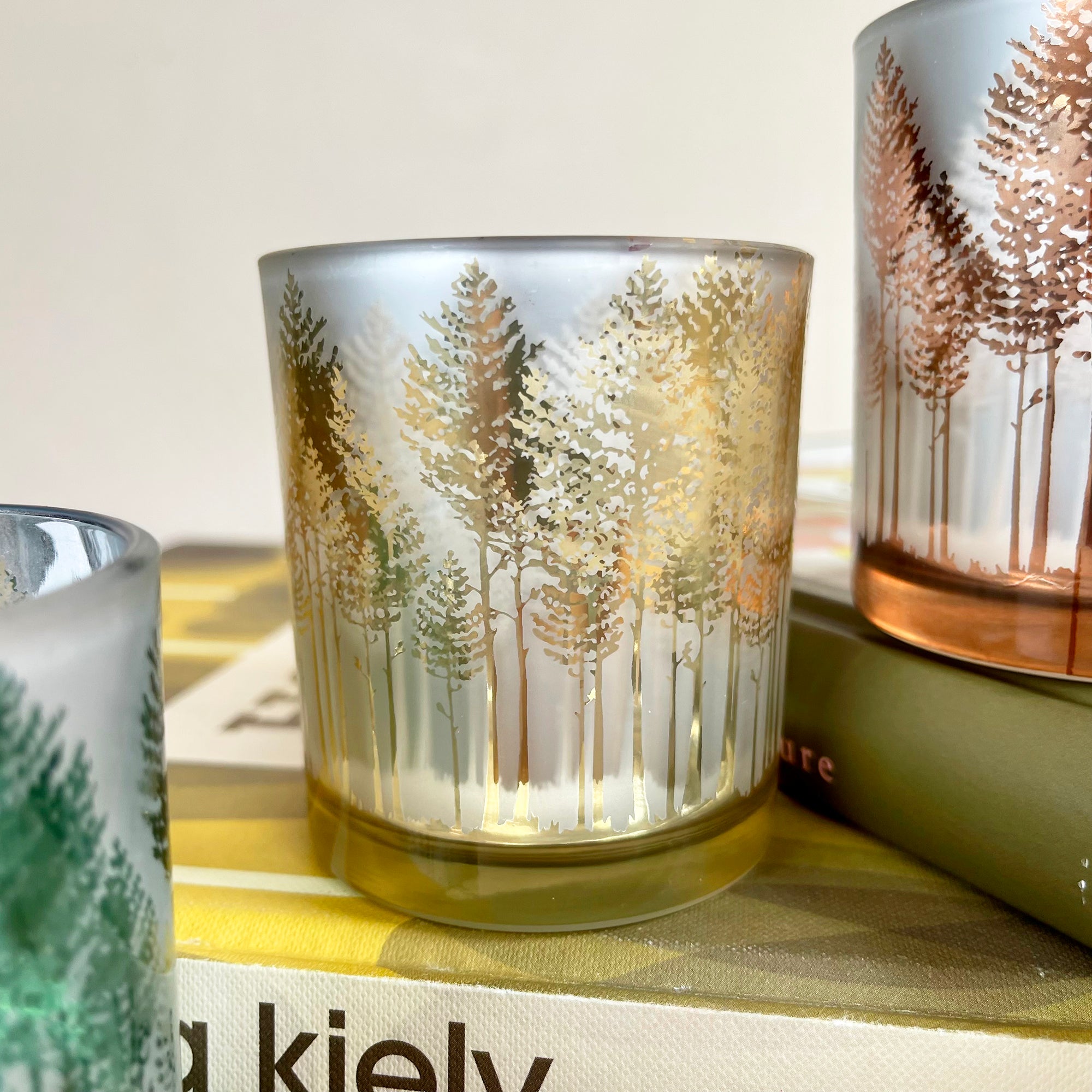 Forest Glow Tea Light Holders Set Of 3