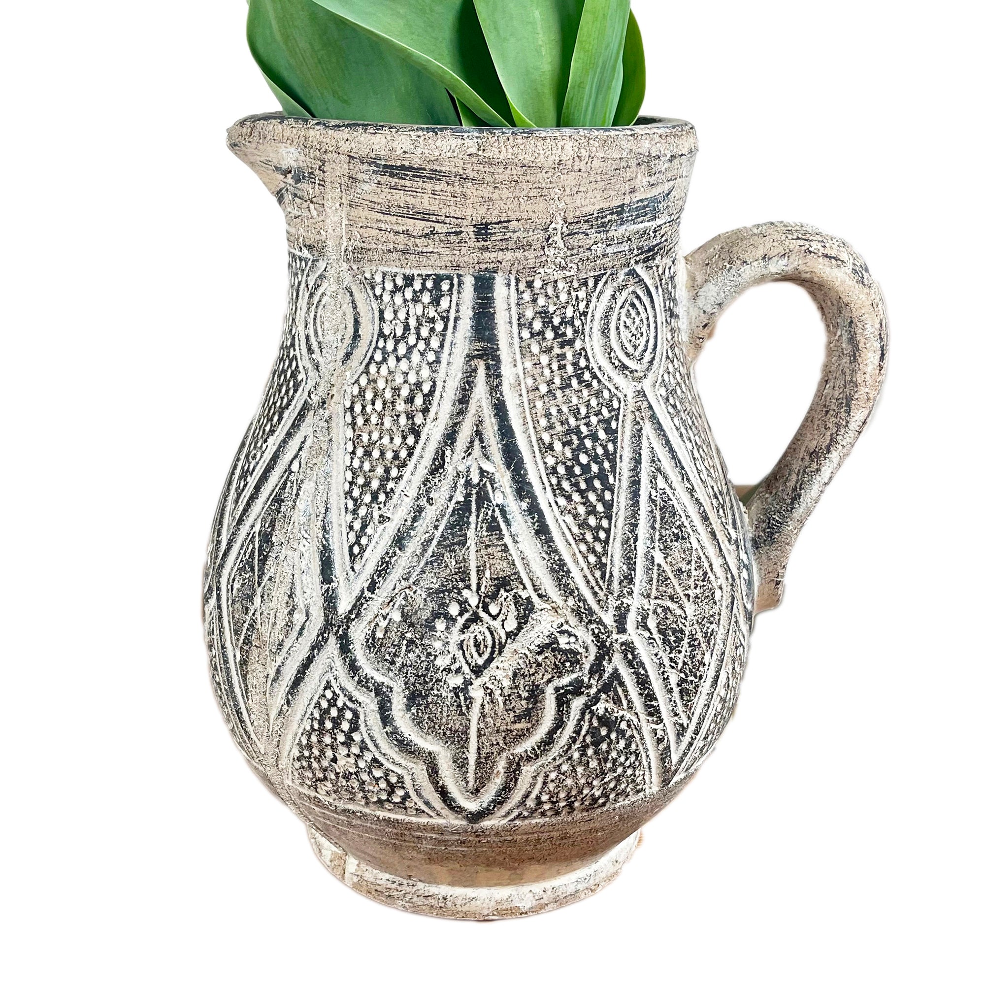 Indian Style Flower Jug Vase 3kg