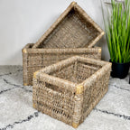 Aufbewahrungskörbe aus Seegras