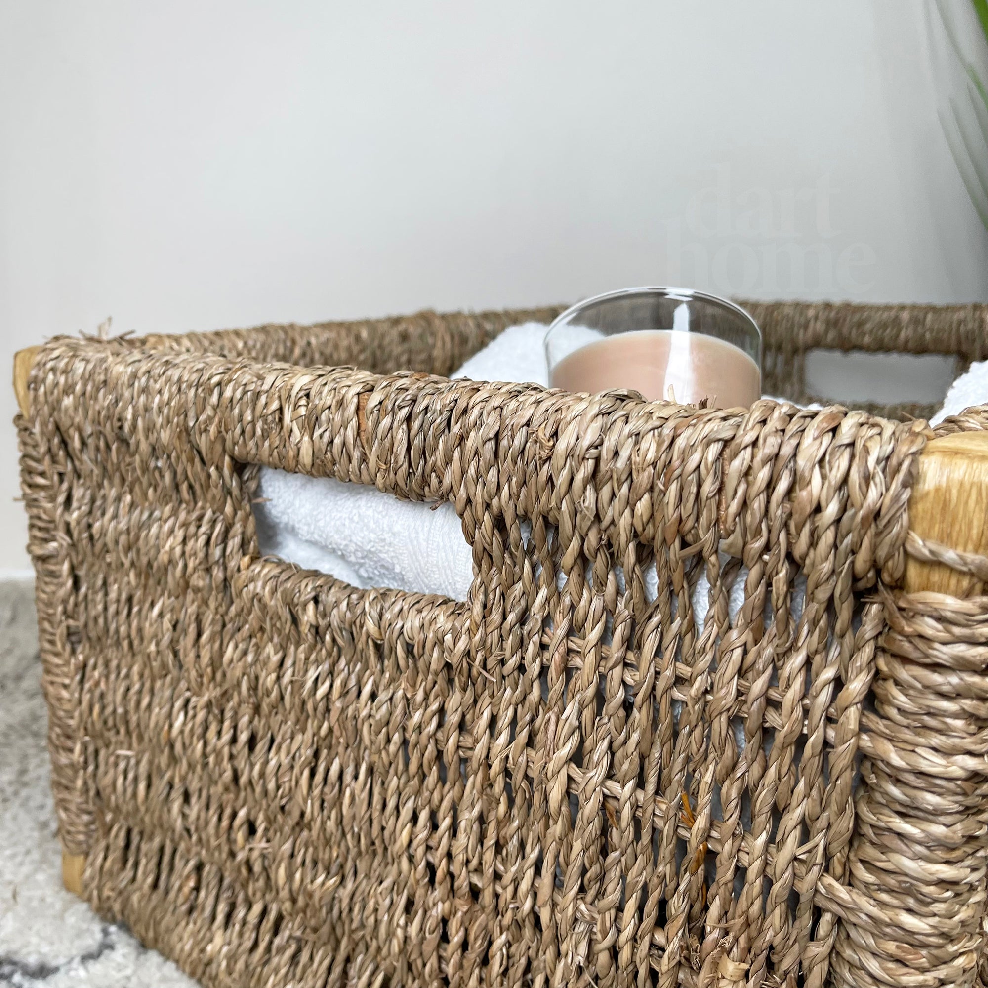 Aufbewahrungskörbe aus Seegras