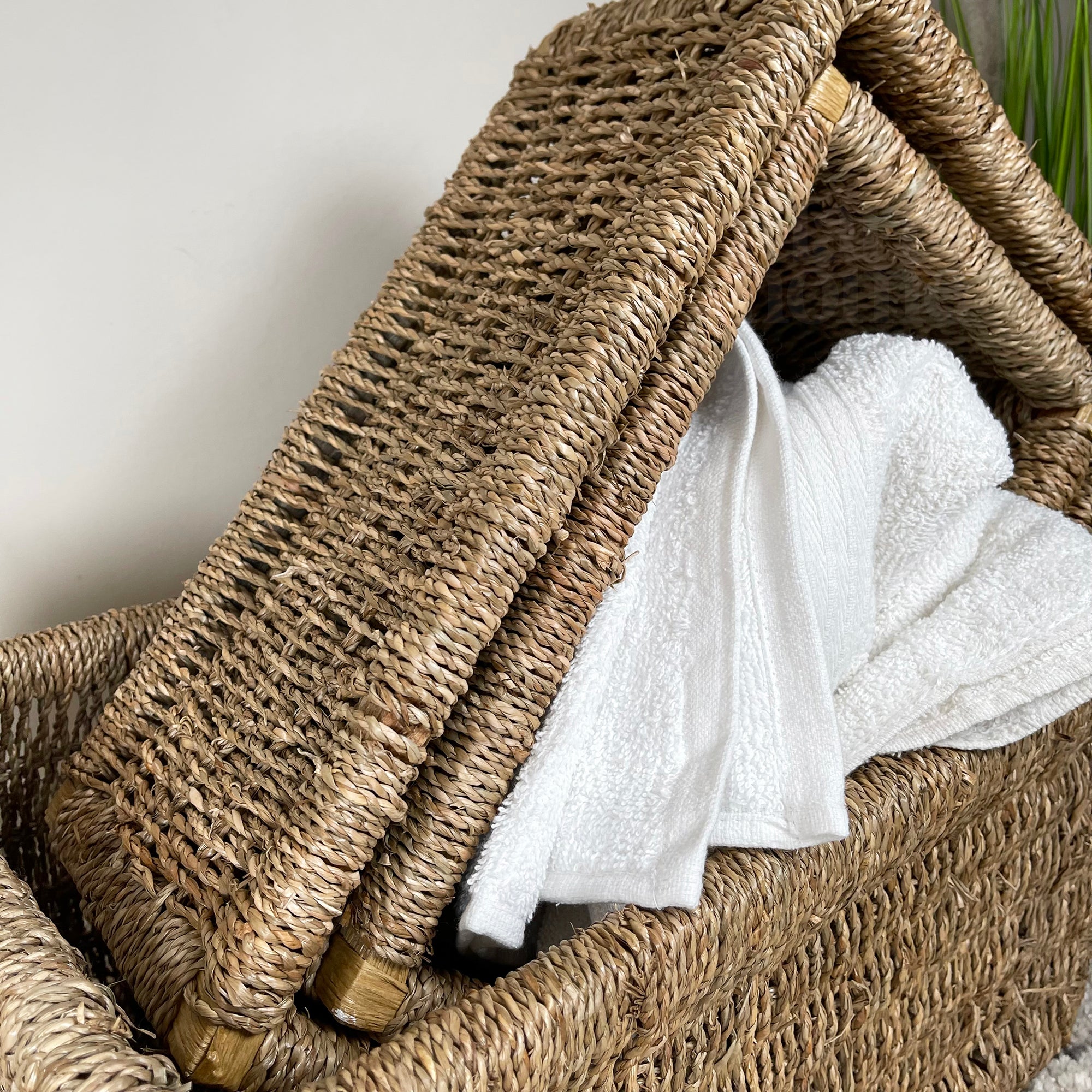 Aufbewahrungskörbe aus Seegras