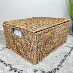 Natural Lidded Seagrass Hampers