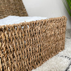 Natural Lidded Seagrass Hampers