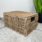 Natural Lidded Seagrass Hampers