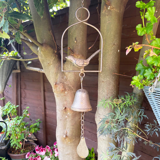 Cast Iron Robin Wind Chime