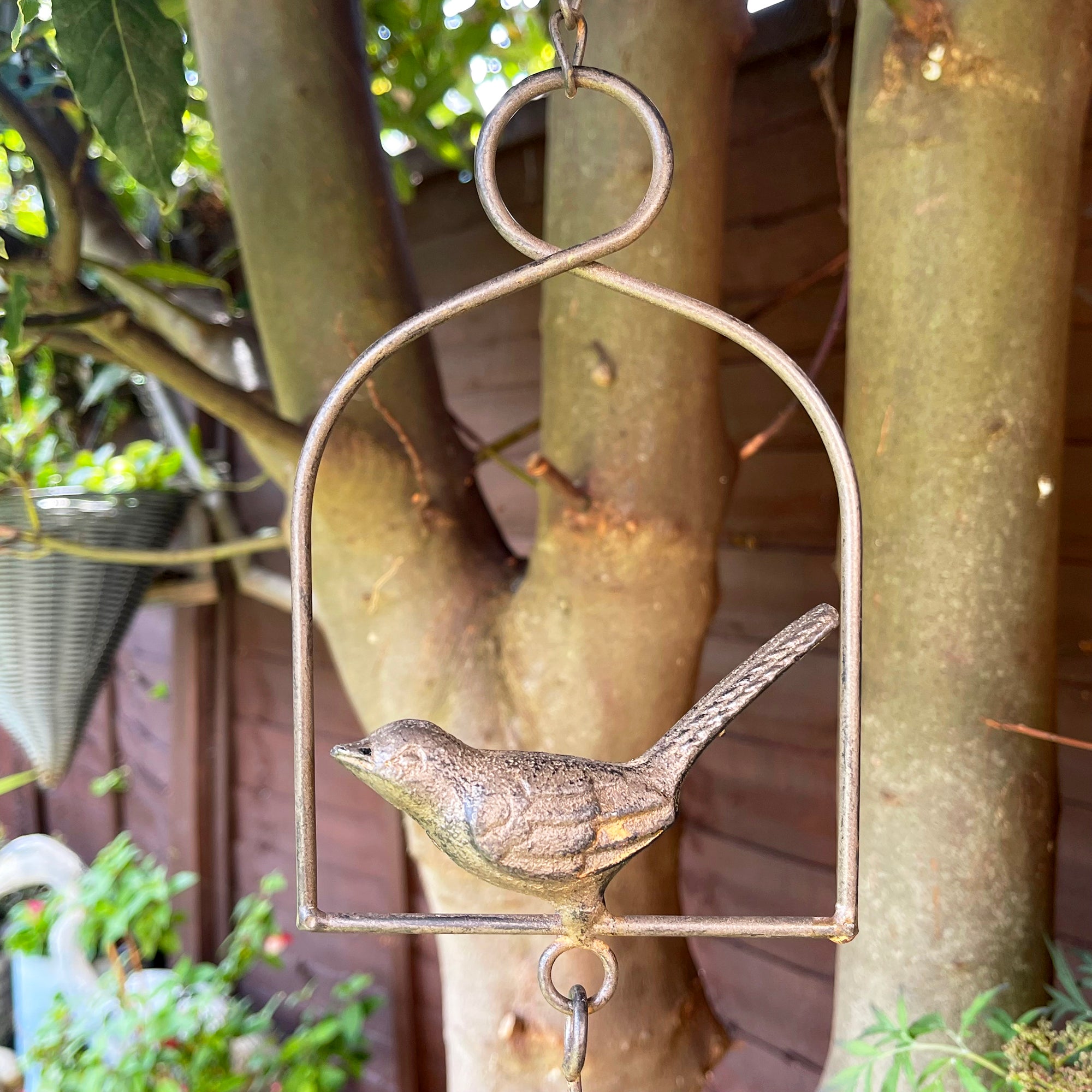 Cast Iron Robin Wind Chime