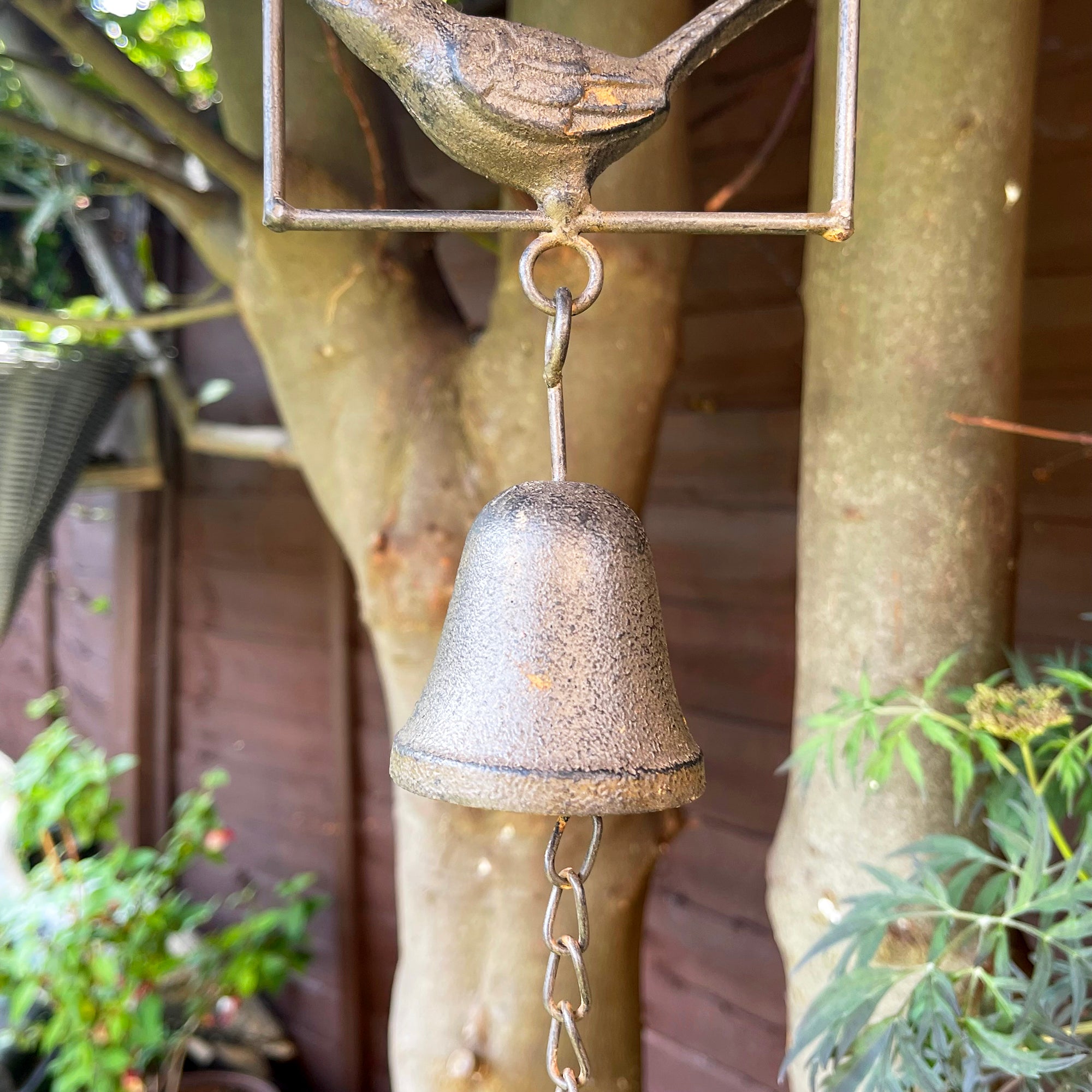 Cast Iron Robin Wind Chime