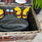 4 Person Fitted Wicker Picnic Hamper