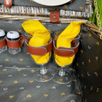 4 Person Fitted Wicker Picnic Hamper