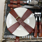 4 Person Fitted Wicker Picnic Hamper