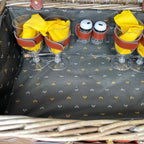 4 Person Fitted Wicker Picnic Hamper