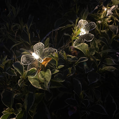 20 Schmetterlings-Solar-Außenlichterketten