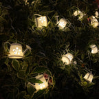 20 Gießkannen-Solar-Außenlichterketten