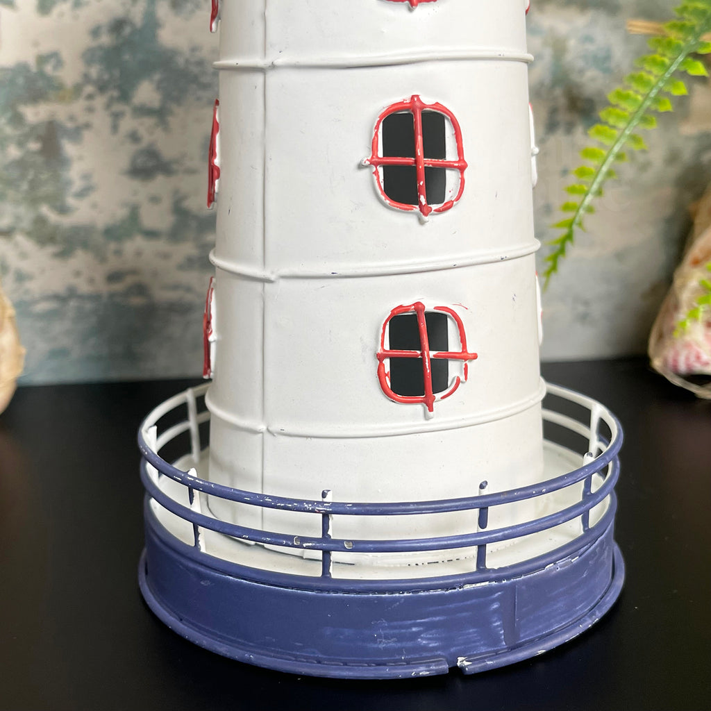 Metal Lighthouse Tealight Holder