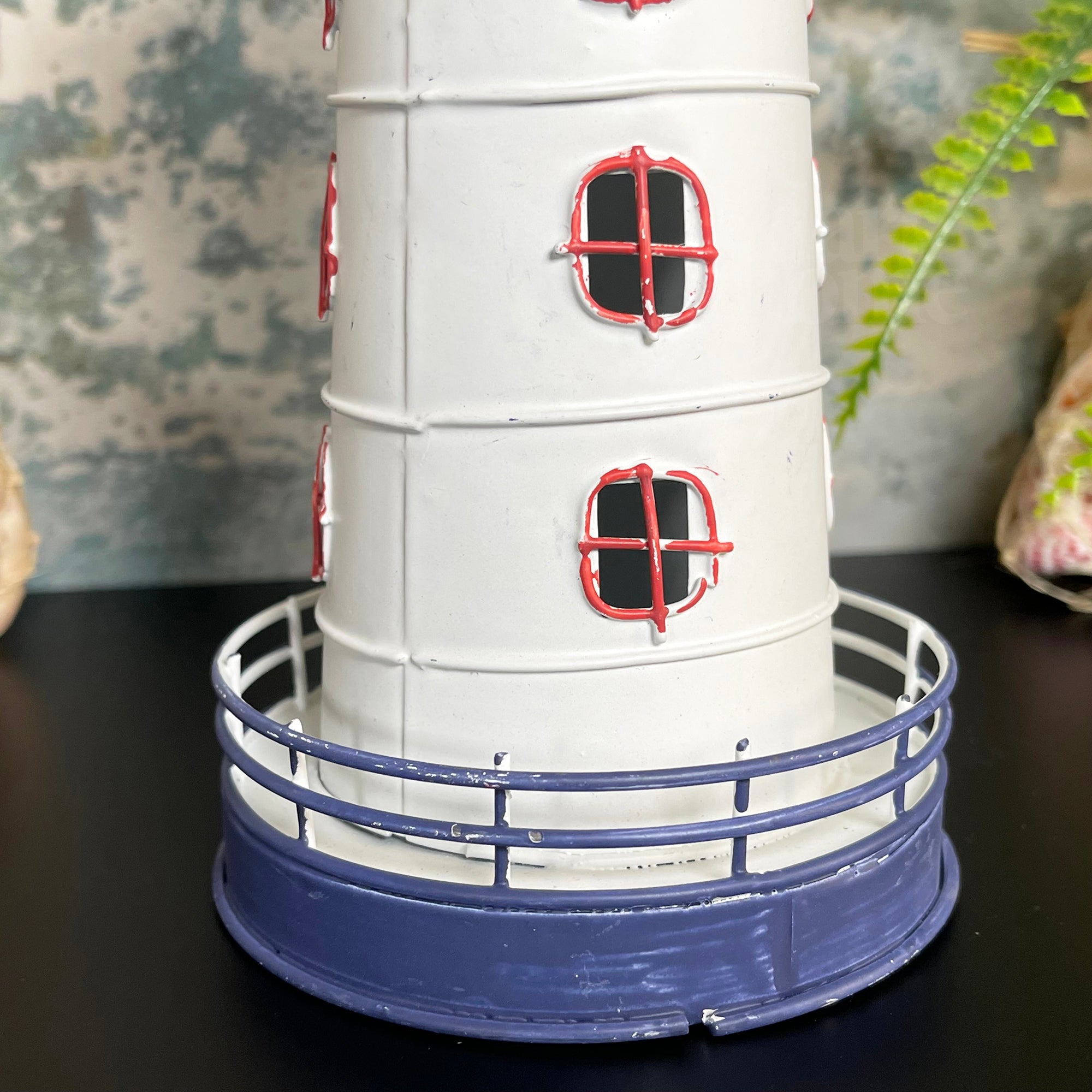 Metal Lighthouse Tealight Holder