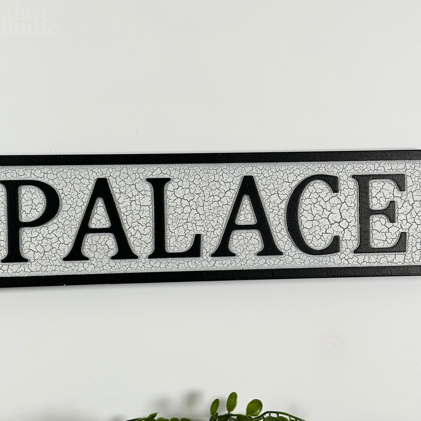 Crackled Gin Palace Street Sign