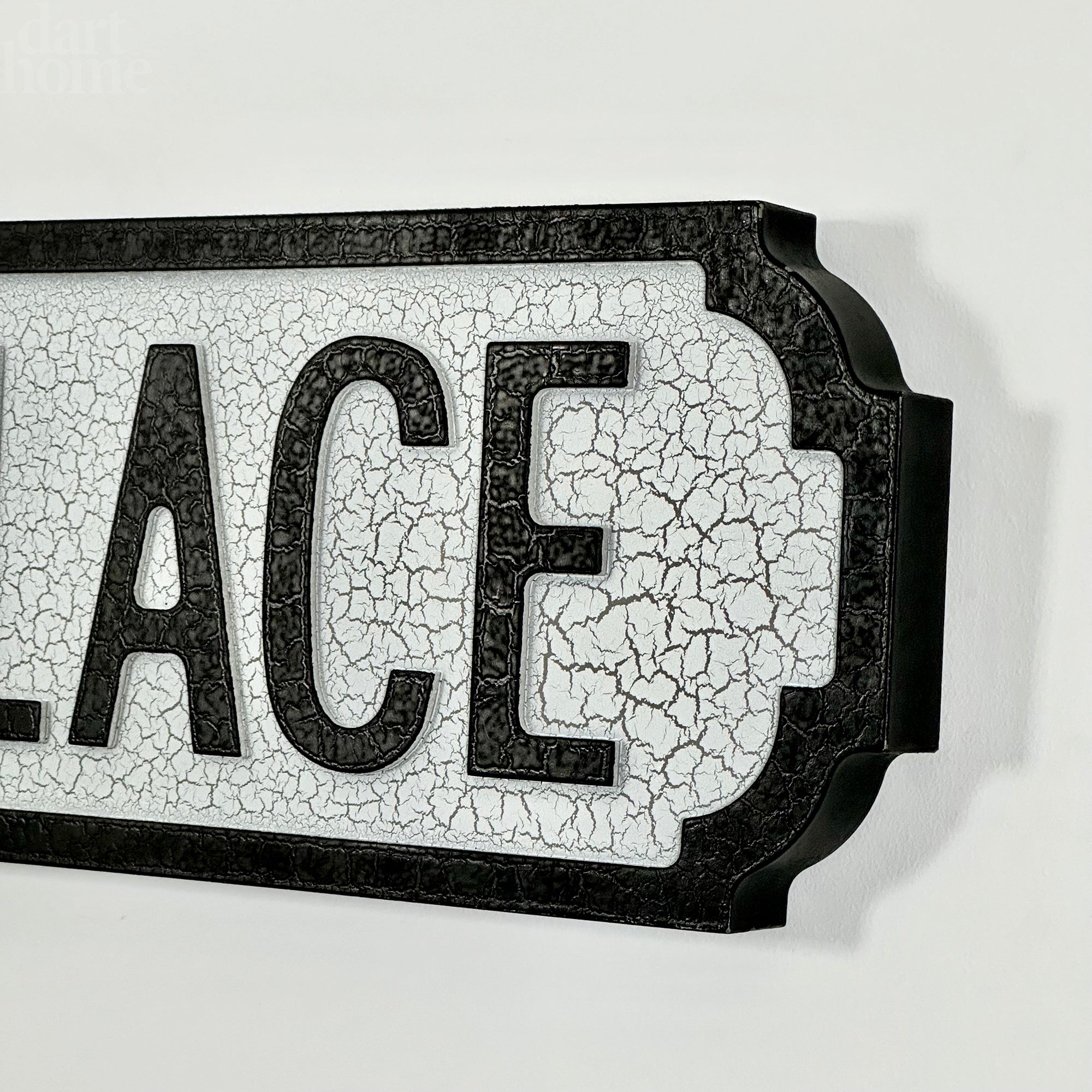 Crackled Prosecco Palace Street Sign