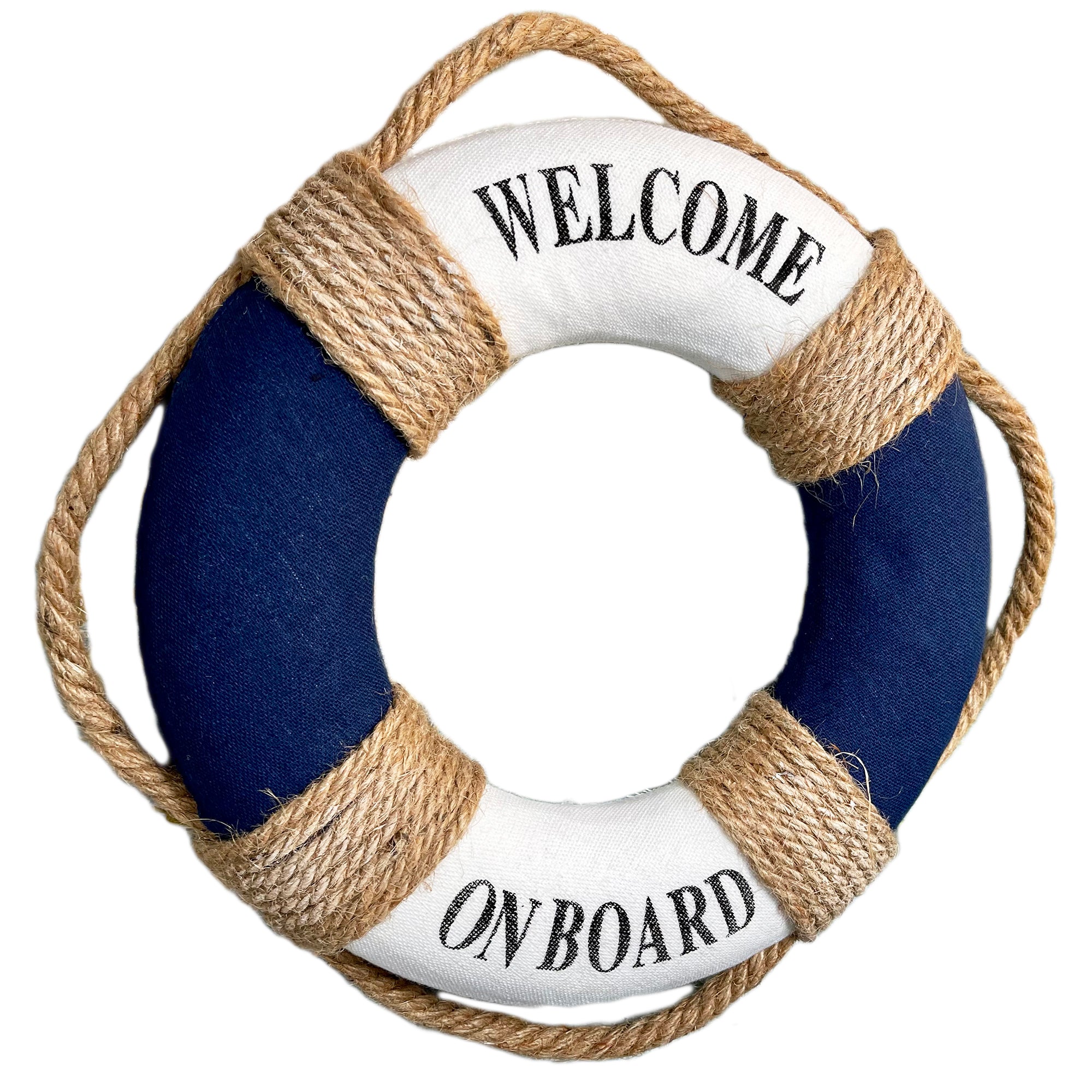 Welcome On Board Life Ring Wall Decoration