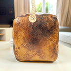 Faux Leather Welcome Cube Doorstop
